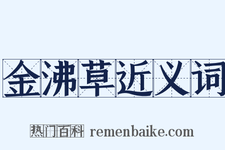 金沸草近义词是什么意思的图片